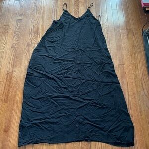 City Chic Black Sleeveless Maxi Dress Sz 16 NWT